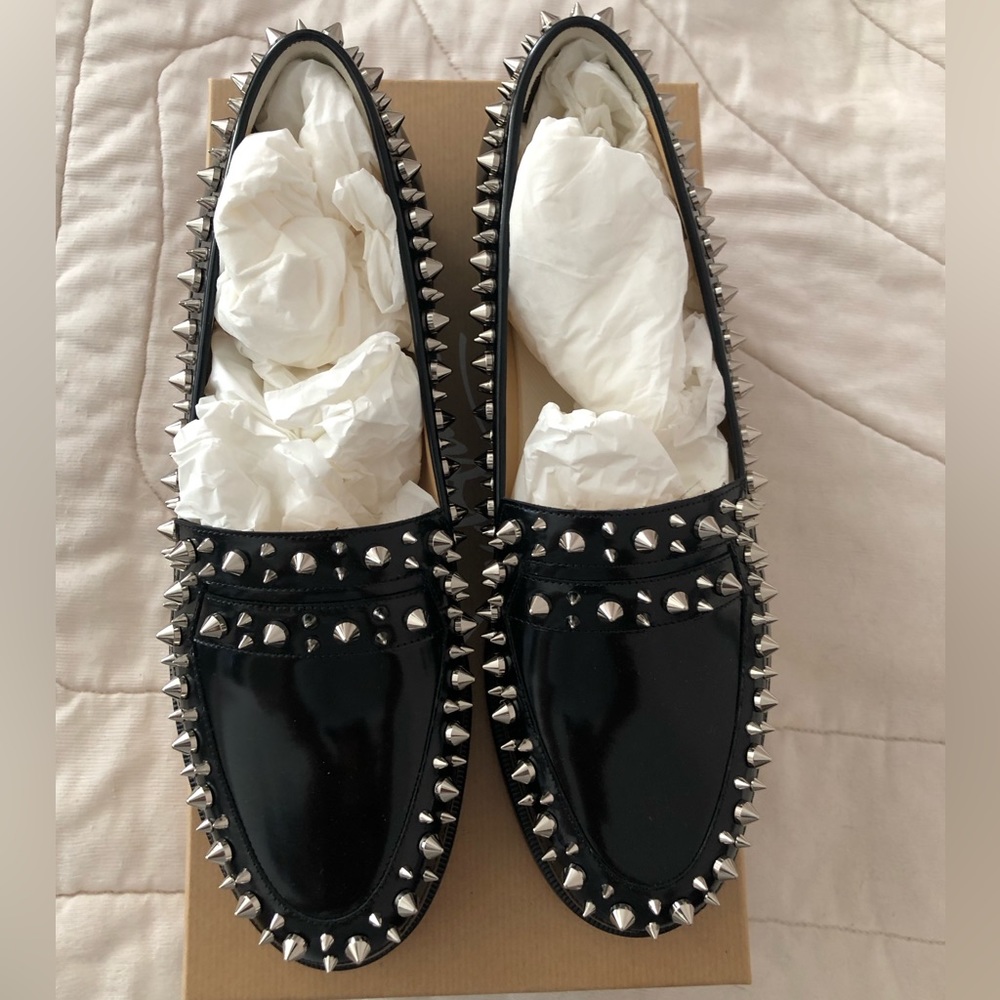 Christian Louboutin Mattia Spike Donna Leather Loafers
